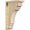 Ekena Millwork Pescadero Rough Sawn Corbel w/Backplate, Douglas Fir, 6"W x 12"D x 20"H COR06X12X20PEC01RDF - alternate 1